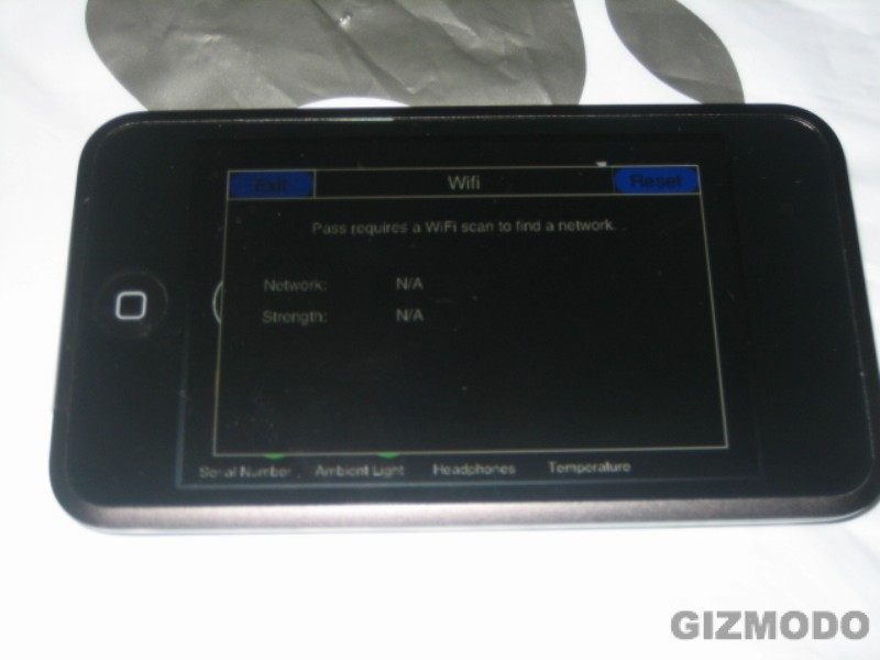 Illustration for article titled Full Gallery of iPod Touch in Factory Test Mode